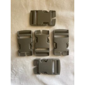 OD US Military Assault Backpack Pack Snap Buckle Set  ITW Nexus 1 1/2"