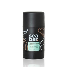 SeaBar Shampoo Bar - All Natural Hair Shampoo - Vegan, Sulfate-Free, Eco Friendly Zero Waste Reusable Packaging, SeaBreeze