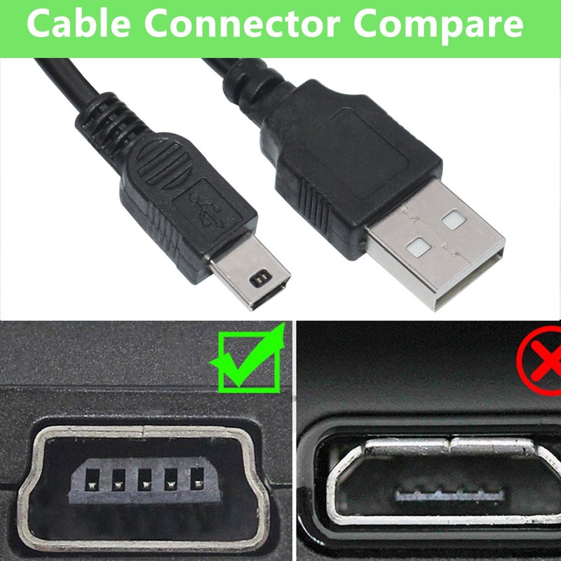 Toeasor Replacement USB Interface Data Transfer Cable Cord Compatible with