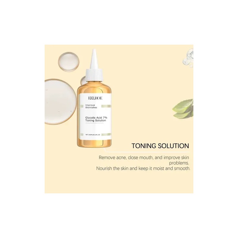 Tónico Facial Eelhoe Ácido Glicólico 7% Control Grasa 240ml Todo