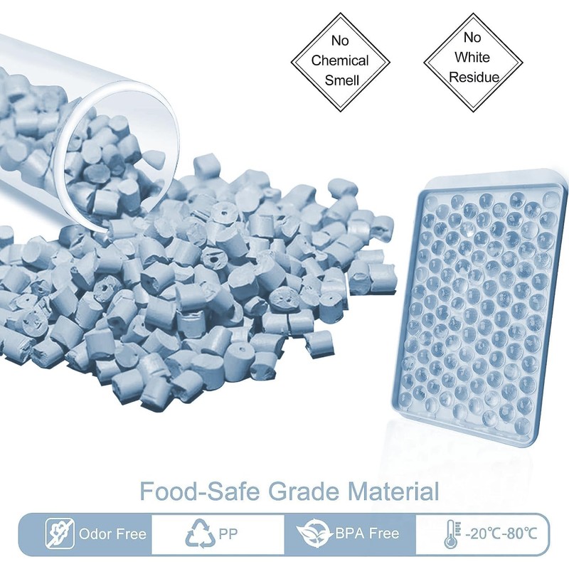 WIBIMEN Mini Ice Cube Trays, Upgraded Small Ice Cube Trays,