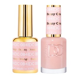 DND DC 84 SUNNY ORANGE Gel and Lacquer Duo nail care nail art