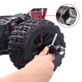 HobbyPark RC Hex Nut Driver Set 24mm 25mm 4mm 5mm 5.5mm 7mm 17mm RC Wheel Wrench for 1/5 1/8 1/10 1/12 1/16 1/18 1/24 Scale RC Monster Truck Buggy Car