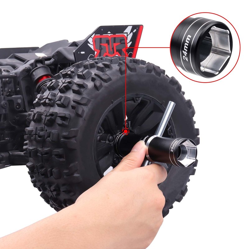 HobbyPark RC Hex Nut Driver Set 24mm 25mm 4mm 5mm