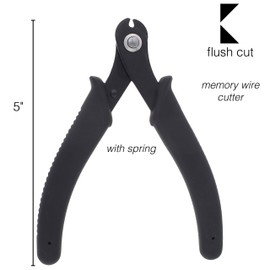ワイヤーカッター：BEADSMITH HI TECH MEMORY WIRE CUTTERS with Spring