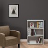 FURINNO Wright 3-Shelf Bookcase, Soft White