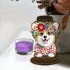 MaiYiYi DIY Cute Dog Candle Holder Diamond Art Pet Dog