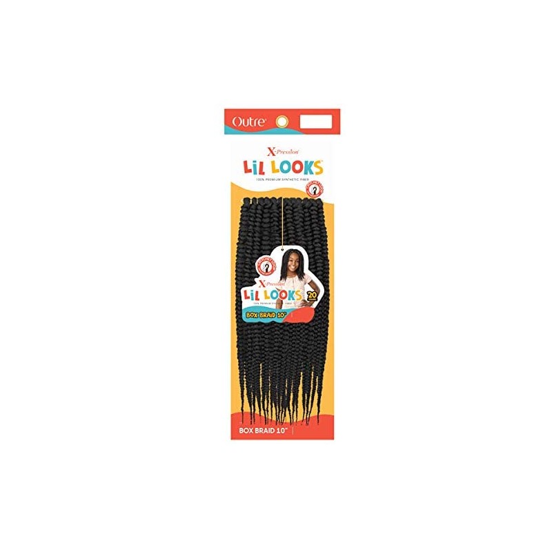 Outre X-Pression LiL Looks Crochet Braid BOX BRAID 10" (3-PACK,