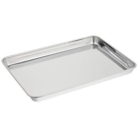 Pearl Metal HB-3504 Cooking Tray, Large, Stainless Steel, 9.6 x 6.9 x 0.8 inches (245 x 175 x 20 mm)