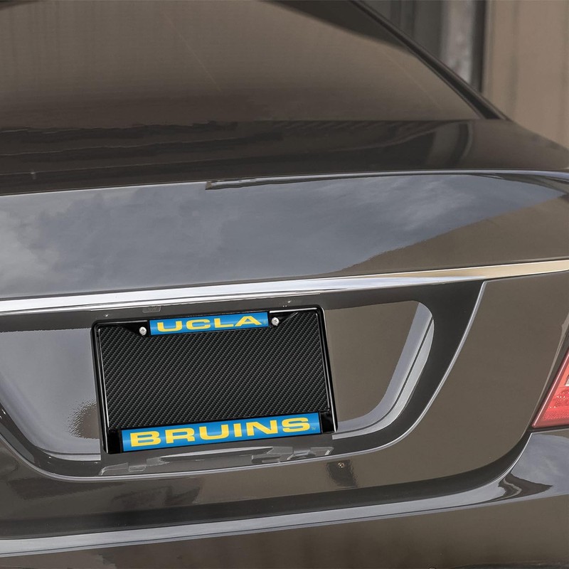 Rico UCLA Bruins Black Metal License Plate Frame Holder