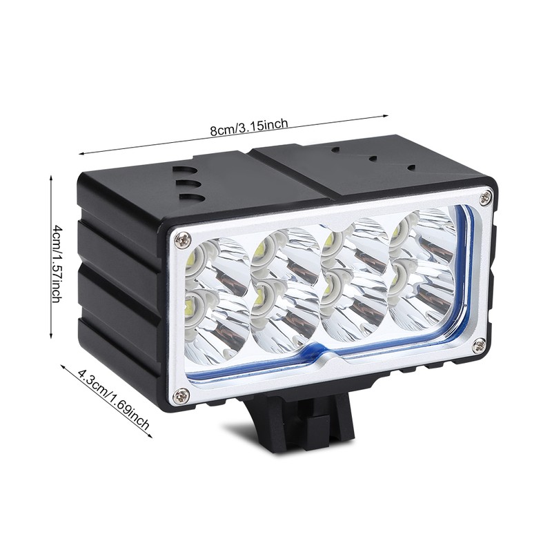 Bike LED Bright Front Lamp Rechargeable Bicycle Head Light with