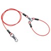 Petio Tough Gear Wire Chain Plus Red for Medium Dogs