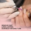 MelodySusie Safety Nail Drill Bits, 3/32'' Smooth Round Top Small
