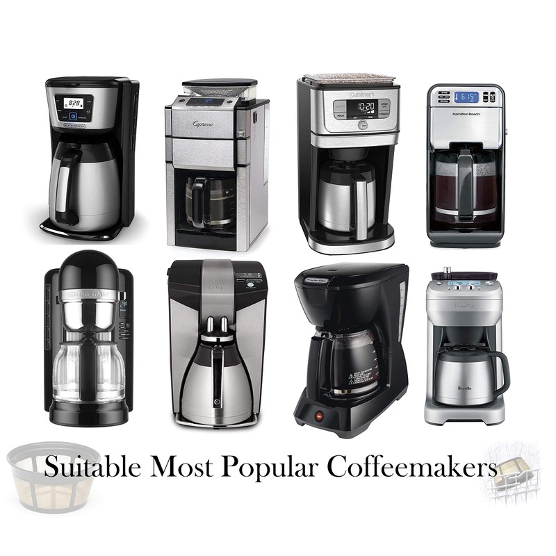 NRP (High) 12 Cups Strainer Base Permanent Coffee Filter Compatible