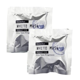 John's Blend OA-JON-34-1 Car Air Freshener Refill Clip On Air Freshener, White Musk, Pack of 2