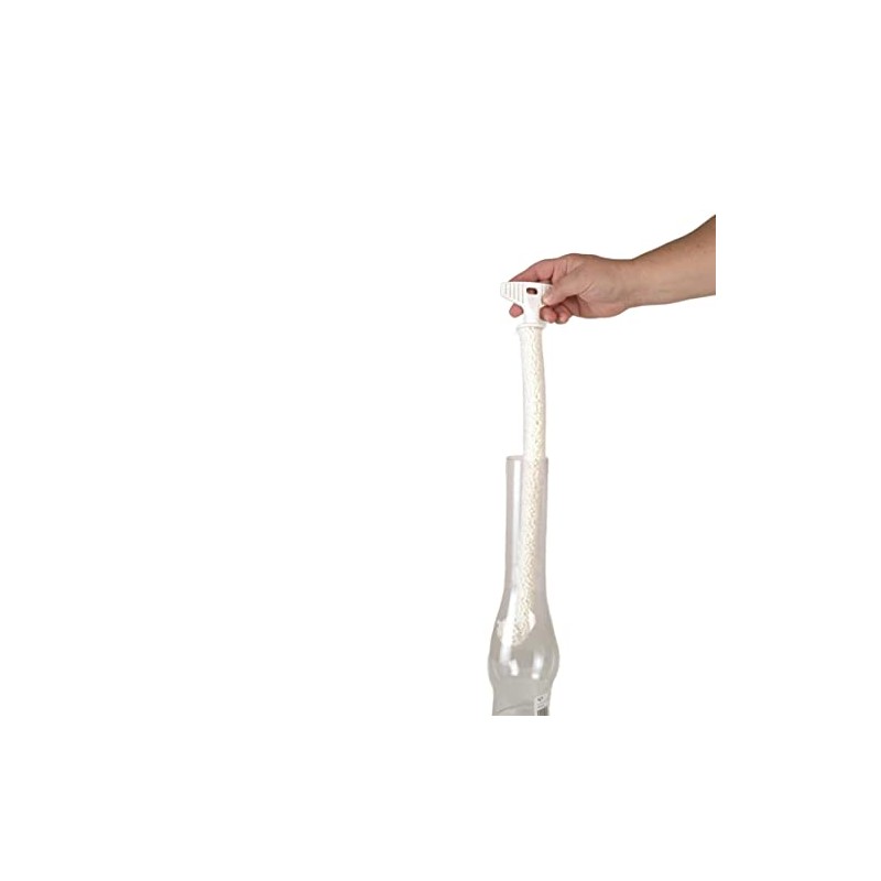 Brushtech Vase Essentials Foam Brush, Heavy-Duty 16.5" Long Handle Design