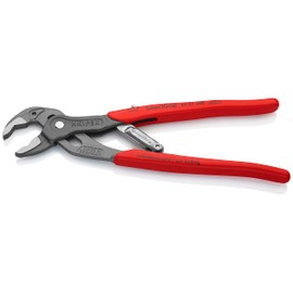 KNIPEX 85 01 250 SmartGrip Water Pump Pliers with automatic adjustment grey atramentized with non-slip plastic coating 250 mm