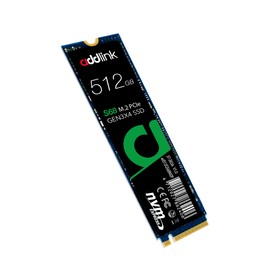 addlink S68 512GB M.2 PCIe Gen3 NVMe Internal SSD - Up to Read 2,100 MB/s, Write 1,700 MB/s - 3D TLC NAND M.2 2280 Internal Solid State Drive (auk512GBS68M2P)