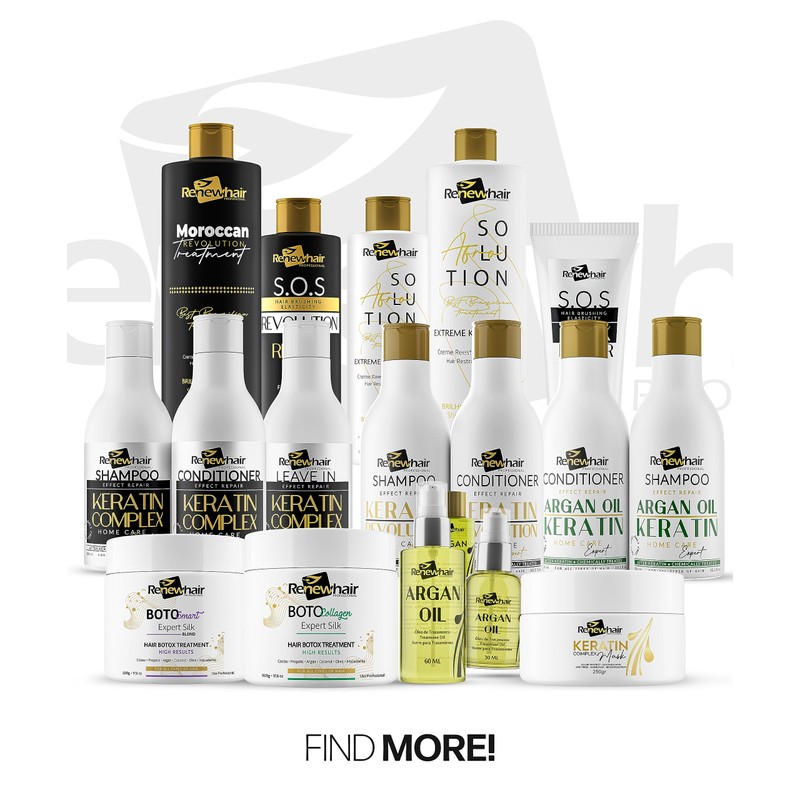 Renew Hair Professional Afro Hair Mask BTX 500g Treatment Restructuring