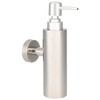 Wall Mounted Home Bathroom Stainless Steel Round Manual Hand Liquid