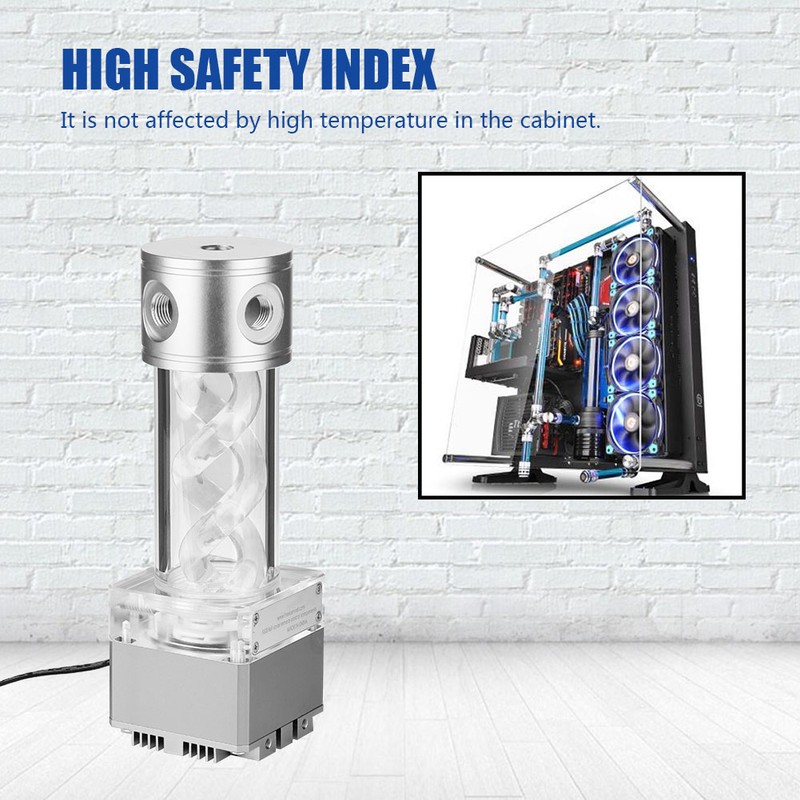 Computer Cylinder Water Cooling Double Helix T Virus Water Pump