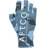 AFTCO Solago Sun Gloves - L - Blue Camo