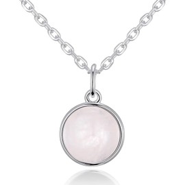 Philip Jones Rose Quartz Necklace