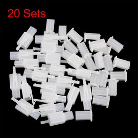 X AUTOHAUX 20 Sets 2 Pin Car Automotive Electrical Wire Connector Housing