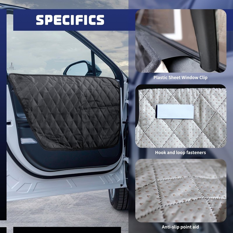 1 Pair Car Door Protector for Dogs, Waterproof & Anti-Slip