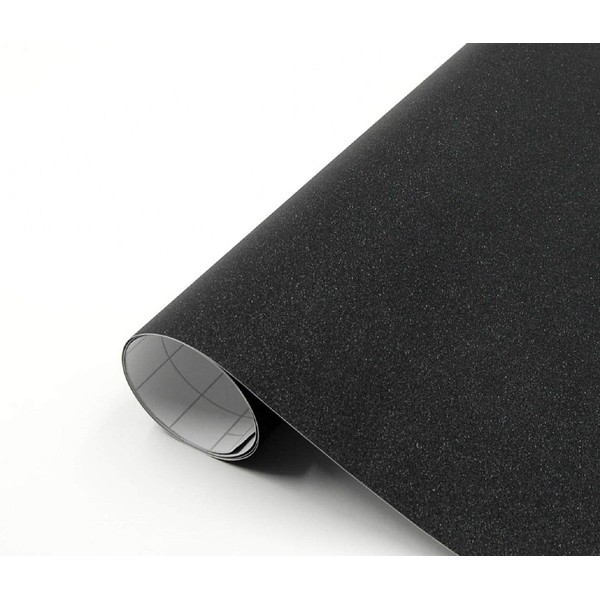 IlMondoMall Diamond Black Matte Wrapping Sheet, Matte Black, 60.0 x
