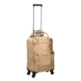 Bellino Savvy Roller Spinner Suitcase, Gold, 19" L