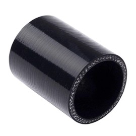 MOOSUN Universal 3" Inch Aluminum Intercooler Piping U-Pipe Kit with Coupler Black and T-Clamps