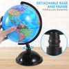 KISEER 8 Inch World Globe with Stand Rotating Earth Spinning