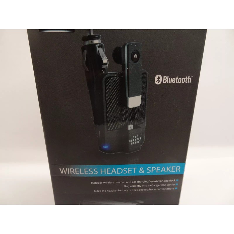 Sharper Image Wireless Headset & Speaker Bluetooth By The Sharper
