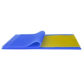 HNDTM Beeswax Foundation Sheet Mold Silicone Beeswax Sheet Honeycomb Sheets Making Mold for Candle (Blue)