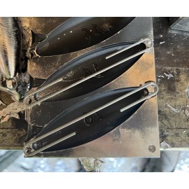 Red Sky Outdoors (10) - 16 Oz. BLUEFIN TUNA  - Eddie Bomb  Heavy Bft Through wired Stainless 7/0