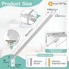 6 Pcs Wire Shelving Support Brackets 12in Wire Shelf Support