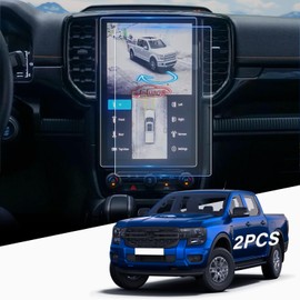 WEIPIN Pack of 2 12 Inch Compatible with For-d Ranger 2023 2024 Navigation Protective Film 6H Scratch-Resistant GPS Screen Protector Sync 4 Accessories