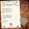 Thinking of You Gift Keyring Keepsake, Unusual and Touching Gift