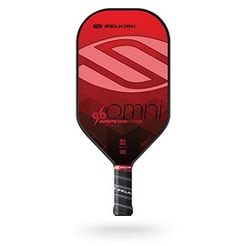 2024 Selkirk Amped Pickleball Paddle | Fiberglass Pickleball Paddle with a Polypropylene X5 Core | Pickleball Rackets Made in The USA | Omni Lightweight Selkirk Red