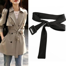 Diarypiece Coat Belt Replacement Belt for Women Trench Coat Belt Overcoat Waist Belt Jacket Belt, darkblue