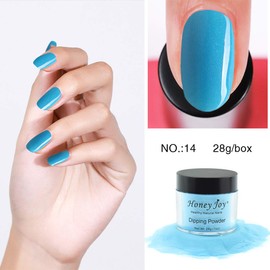 28g/Box Colorful Dipping Powder Without Lamp Cure Nails Dip Powder Gel Nail Color Powder Natural Dry (no.14)