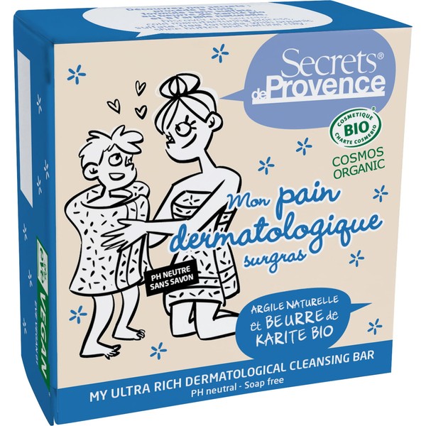 Secrets de Provence My Ultra Rich Dermatological Cleansing Bar, 90 g