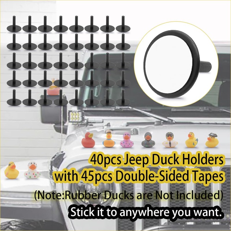 Jeep Duck Holder Plastic Duck Plug for Jeep Dash Rubber