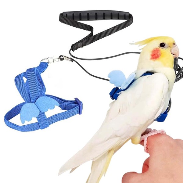 Adjustable Harness for Parrots Bird Harness Lead for Outdoor Flies
