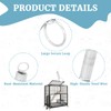 10 Pack Multi-Functional Metal Finger Spring Latch Hook for Rabbit