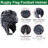 Flag Football Helmet Youth, Adjustable Soft Shell Helmet 7v7, Breathable