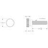Nylon Thumb Screws, 1/4"-20 Thread (2, Black, 1")