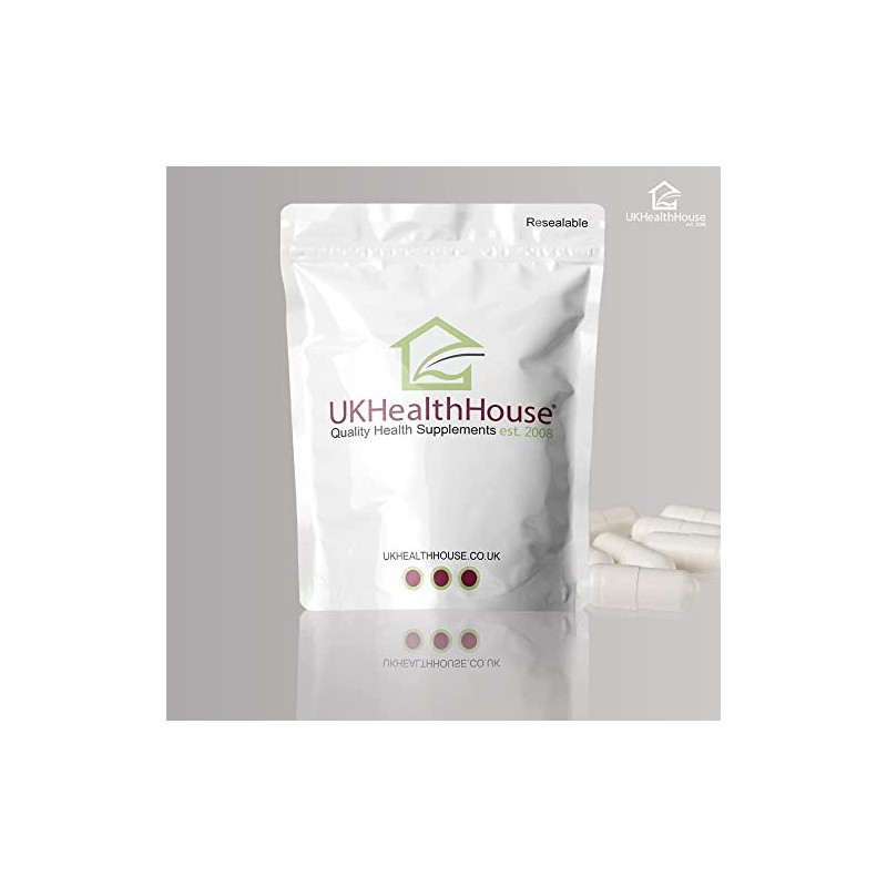 UKHealthHouse L-Glutamine Amino Acids 600mg x 180 Capsules Rapid Release