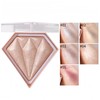 Melemando 5 Color Face Shimmer Highlighter Makeup Palette, Long Lasting